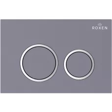 Кнопка смыва Roxen Santi 410260DG серый бетон