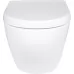 Унитаз с инсталляцией Roxen StounFix Slim 966195 с унитазом 530185-02 и с клавишей Santi 410260BG