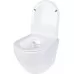 Унитаз с инсталляцией Roxen StounFix Slim 966332 с унитазом 530185-01 и с клавишей Santi 410280DG