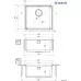 Кухонная мойка Deante Egeria ZPE_010D 50x44 брашированная сталь