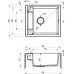 Кухонная мойка Deante Magnetic ZRM_N113 82x50