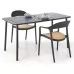 Стол обеденный садовый HALMAR BOSCO черный, 140/70/76	