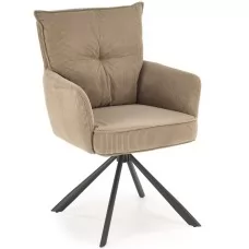 Стул HALMAR K528 капучино/черный
