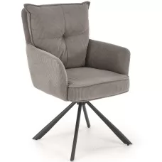 Стул HALMAR K528 серый/черный