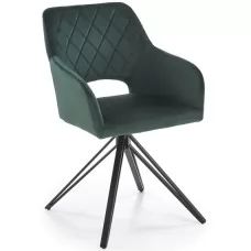 Стул HALMAR K535 зеленый/черный..