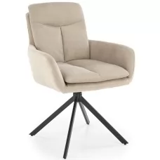 Стул HALMAR K536 бежевый/черный..