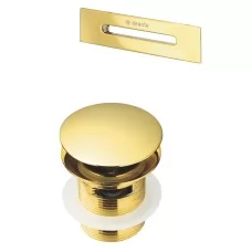 Донный клапан для ванны Deante Gold KYY Z10B золото