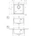 Кухонная мойка Deante OLFATO PRECIOUS TITANIUM ZPO_D10A 45x50,5 титан