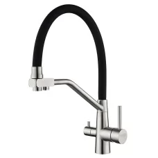 Смеситель для кухни под фильтр Arfeka JAPETO satin, Inox сат..