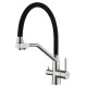 Смеситель для кухни под фильтр Arfeka JAPETO satin, Inox сатин