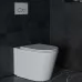 Унитаз с инсталляцией Roxen Attach 966869 с унитазом 650185-01 с клавишей Santi 410260W