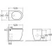 Унитаз с инсталляцией Roxen Attach 966869 с унитазом 650185-01 с клавишей Santi 410260W