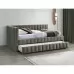 Кровать SIGNAL ALFIE Velvet Bluvel 40 темно-бежевый, 120/200