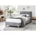 Кровать SIGNAL SIERRA Velvet tap. 150 серый/дуб, 90/200