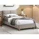 Кровать SIGNAL SIERRA Velvet Bluvel 28 бежевый/дуб, 90/200