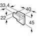 Крючок Roca Rubik 816840001 хром