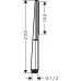 Душевая лейка Hansgrohe Rainfinity Baton 100 1jet 26866000 хром