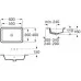 Раковина Roca The Gap Square 55x35 белый