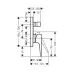 Смеситель для ванны Hansgrohe Metropol 32545000 хром