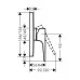 Смеситель для душа Hansgrohe Metropol 32565990 золото