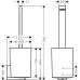 Ершик Hansgrohe WallStoris 27927670 черный матовый