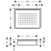 Мыльница Hansgrohe AXOR Universal Softsquare 42803000 хром/белый