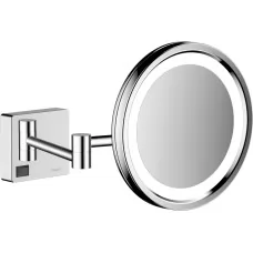 Косметическое зеркало Hansgrohe AddStoris 41790000 с LED-под..