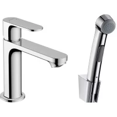 Смеситель с гигиенической лейкой Hansgrohe Rebris S 110 72215000 хром