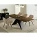 Стол обеденный SIGNAL WESTIN Ceramic Ossido Bruno коричневый/черный мат, 160-240/90