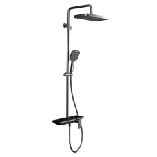 Душевая система Gappo G2496-19 оружейная сталь