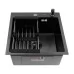Кухонная мойка Arfeka ECO AR 450*500+CL AR+DS AR BLACK