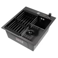 Кухонная мойка Arfeka ECO AR 450*500+CL AR+DS AR BLACK DECOR