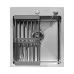 Кухонная мойка Arfeka ECO AR 450*500+CL AR+DS AR SATIN