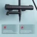 Душевая система Raglo R20.26.06 черный матовый