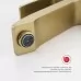 Смеситель для умывальника Raglo R01.15.03 золотой сатин