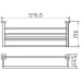 Полка CeramaLux Quadro 61910 хром