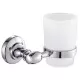 Стакан для щёток CeramaLux Bianco 52002 хром