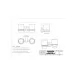Стакан для щеток CeramaLux Quadro 61903 хром