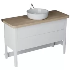 Тумба Vela Грация 130Н TU28066 белый матовый