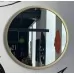 Зеркало Vela Лофт 70x70 ZK85457 золото матовое