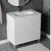 Тумба Vela Мира 80Н TU272051 белый глянец