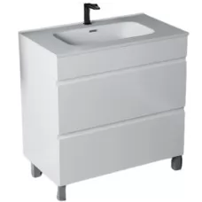 Тумба Vela Мира 80Н TU272051 белый глянец