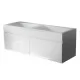 Тумба Vela Мира 140П TU47101 2 ящика белый