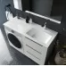 Умывальник Versalia Elegant 120 R правый, белый глянец, с комплектом кронштейнов
