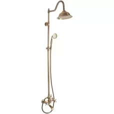Душевая система Rea Bergamo Antique Bronze REA-P5002 бронза