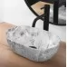 Умывальник Rea Amelia Mini Stone Matt U9109 38x26 серый мрамор