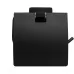 Бумагодержатель Rea OSTE 05 Black Matt 80045 черный матовый