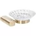 Мыльница Rea Gold Matt 77045 золото матовое