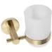 Стакан для щеток Rea Gold Matt 77087 матовое золото