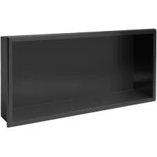 Полка встраиваемая Rea 06 Black Matt REA-05605 30x60 черный матовый